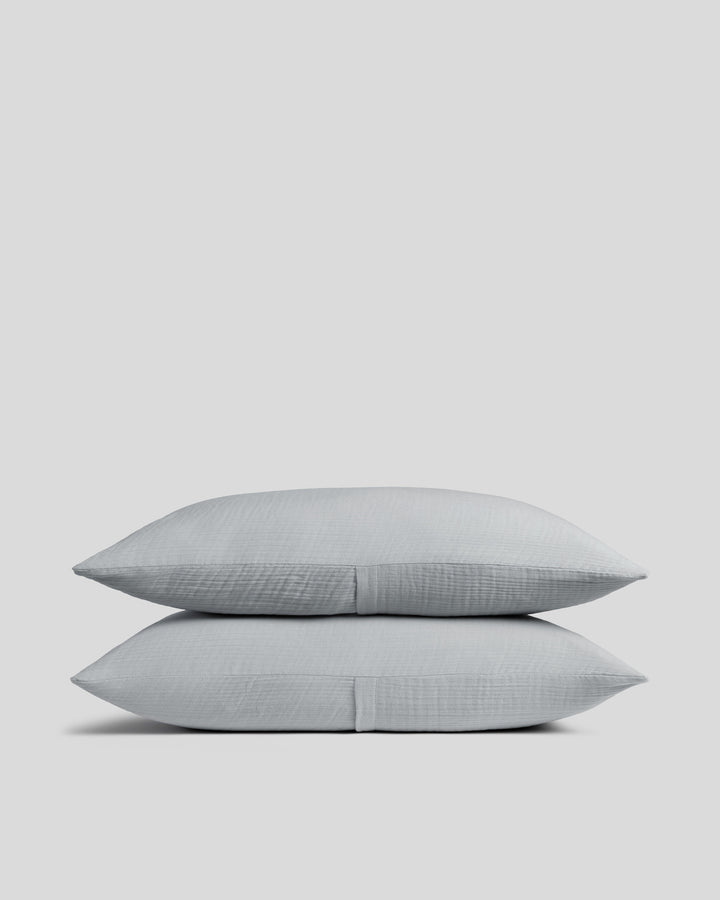 Organic Cloud Cotton Sham Set (Sky)